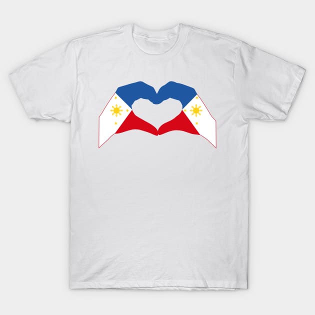 We Heart Philippines Patriot Flag Series (Double) T-Shirt by Village Values